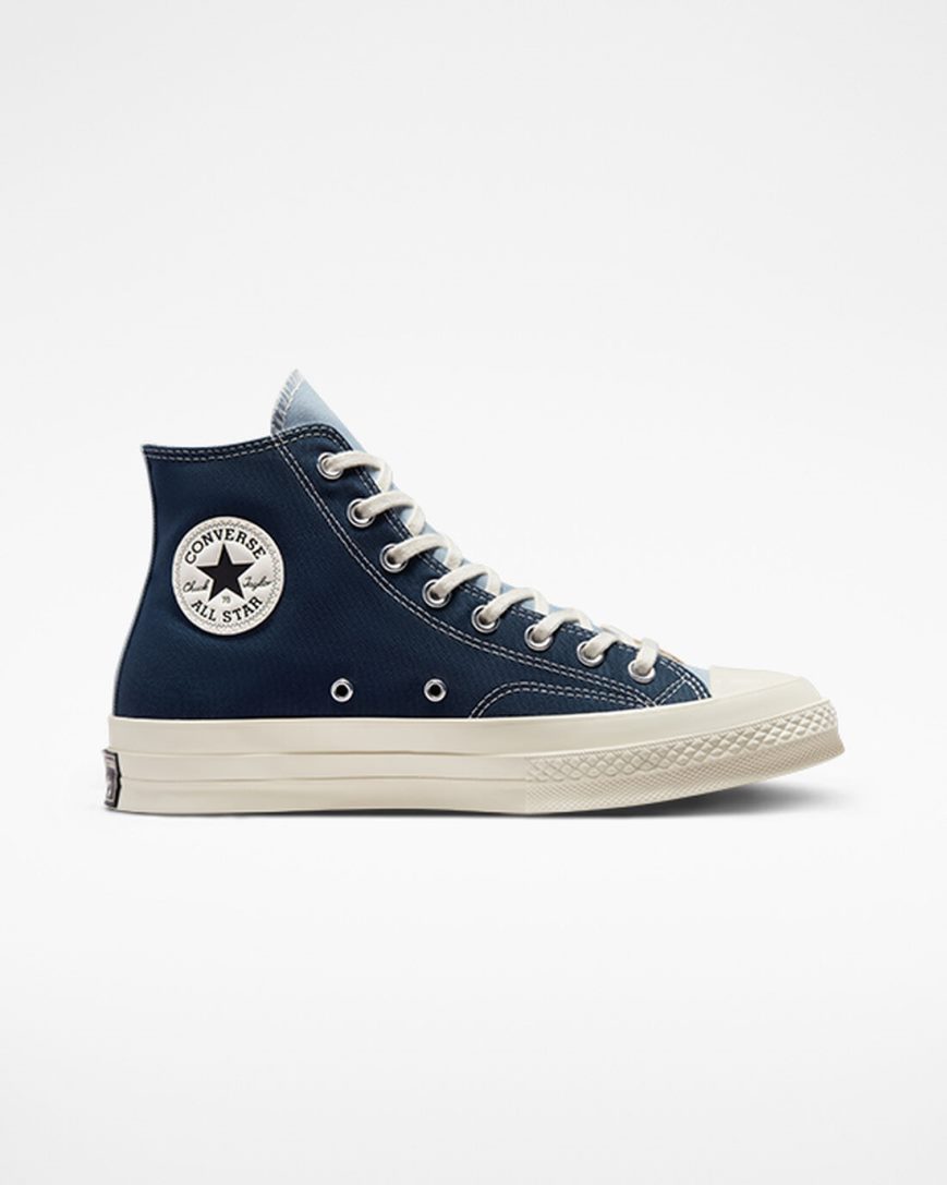 Tenisi Inalti Dama Converse Chuck 70 Tri-Panel Bleumarin | RO EYFZ0841